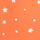 Orange with Stars