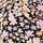 Pure Black Ditsy Floral
