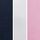 Navy Blue/Pink/White