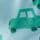 Blue Car Print
