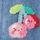 Pink Fruit Print