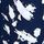 Navy Blush Abstract