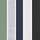 Gris/Blanc/Noir/Bleu marine/Vert kaki