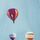 Blue Hot Air Balloon