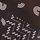 Black/Ecru White Scribble Spot