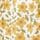 Ochre Yellow Floral