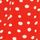 Red Floral and Spot Print