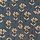Blue/Ecru Cream Block Print