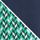 Navy Blue/Green Geo