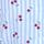 Light Blue Cherry Stripe