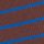 Chocolate Brown/Blue Stripe