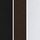 Black/Brown/White