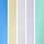 Blue/Yellow/White/Lilac/Mint Green