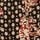 Schwarz/Blumenmuster