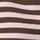 Chocolate Brown/Pink Stripe