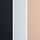 Black/White/Praline Nude