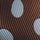 Blue/Brown Polka Dot