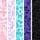 Black/Blue/Purple/Pink