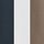 Navy/Brown/White