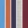 Bordeaux/Bleu/Orange