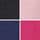 Black/Blue/Pink