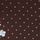 Brown Floral Polka