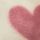Ecru/Pink Heart