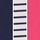 X3 Bright Pink, Navy Blue and Stripe