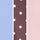 Chocolate Spot/Blue/Pink
