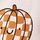 Cream Halloween Checkerboard Pumpkin