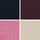 Dark Navy/Plum/Pink/Taupe