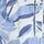 Blauer Blumendruck