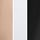 Black/White/Praline Nude