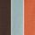 Grey/Brown/Orange
