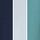 Teal/Navy/Grey