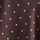 Chocolate Brown/Cream Polka Dot