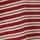 Red/Ecru Stripe