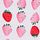 Optic White Strawberry Print