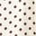 Cream/Chocolate Brown Polka Dot