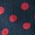 Red/Navy Polka Dot