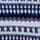 Ecru/Navy Fairisle