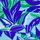 Aqua Blue Palm