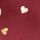 Rust Brown Metallic Heart