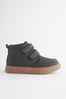 Black with Gum Sole Standard Fit (F) Warm Lined Touch Fastening Boots