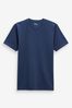 Marineblau - Regulär - Essential T-Shirt mit V-Ausschnitt, Regular