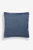 Blue 50 x 50cm Dalby Fringe Trim Cushion