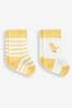 JoJo Maman Bébé Yellow Duck 2-Pack Baby Socks