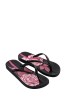Ipanema Black Anatomic Blossom Sandals