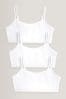 White Lace Strappy Crop Top 3 Pack (5-16yrs)