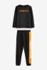 Calvin Klein Kids Intense Power Strick-Pyjama-Set, Schwarz